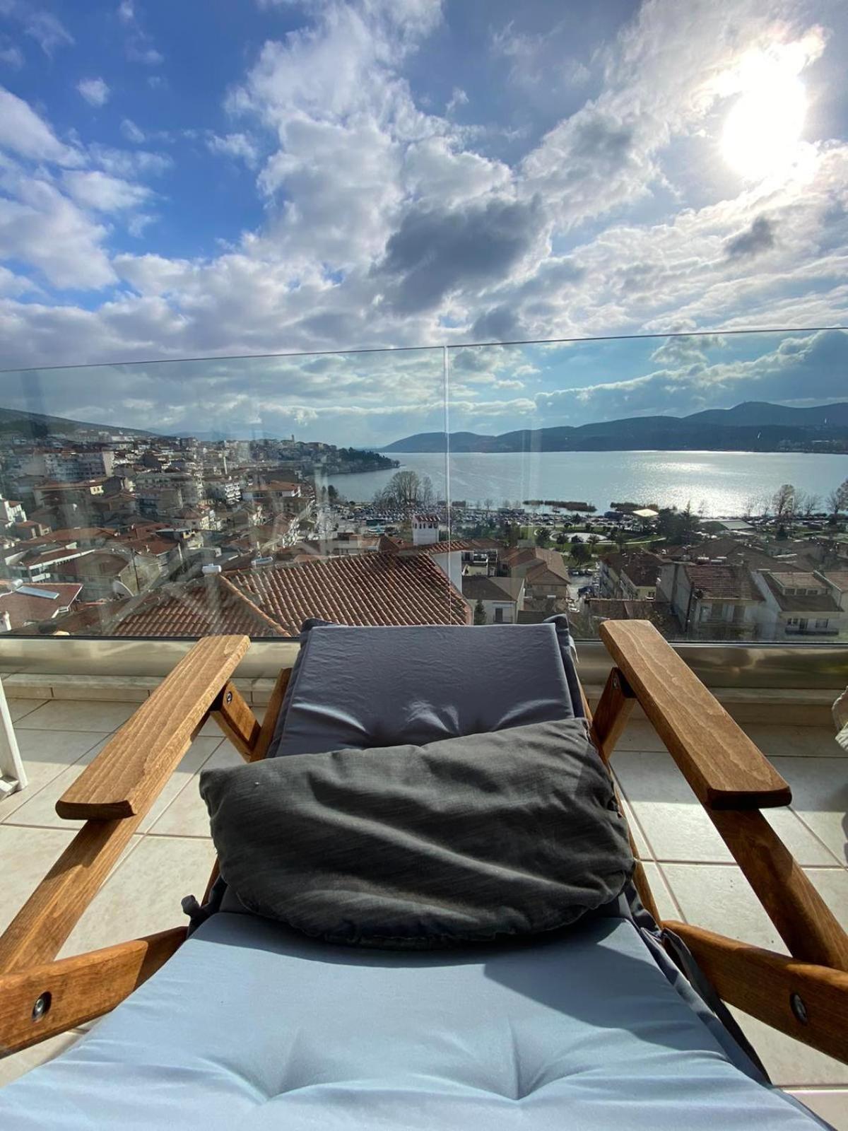 Calm Lake Balcony Kastoria Exterior foto